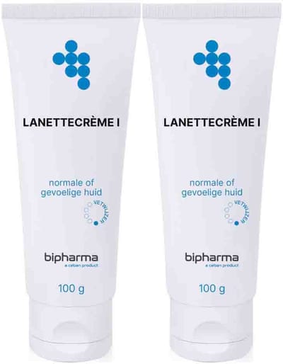 Bipharma Lanettecreme I - 2 x 100 gr - Voordeelverpakking