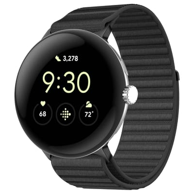 imoshion Nylon bandje voor de Google Pixel Watch 5 / Watch 4 / Watch 3 / Watch 2 / Watch (41 mm) - Zwart