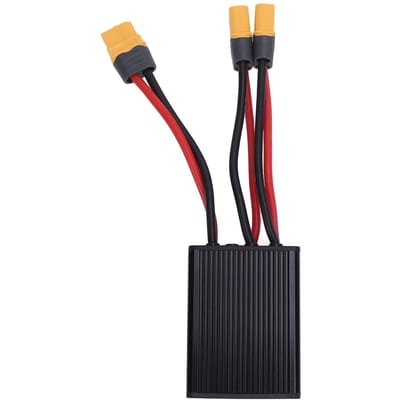 Dubbele Batterij Ontlading Converter Elektrische Fiets Pak Schakelaar Balancer 24 72V 30A black