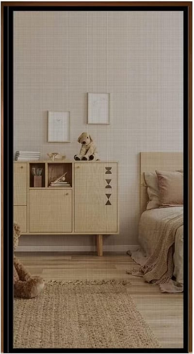 Magnetische Hordeur met Hor 180x185cm voor Balkon en Keuken