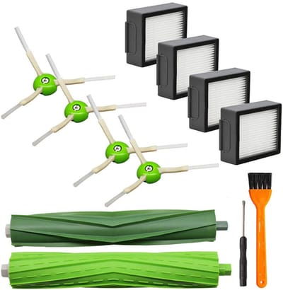 Stofzuigeraccessoires -Geschikt voor IROBOT ROOMBA i3 i4 i6 E5 E6 E7 stofzuiger - Onderhoudsset -12 stuks