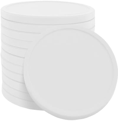 CombiCraft blanco recycle munt gemaakt van biologisch afbreekbaar aardappelzetmeel - wit - Ø 29mm - verpakking 500 stuks