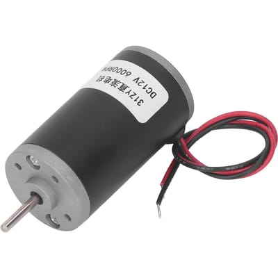 Permanente Magneet Motor DC 12V Omkeerbaar CW CCW Grote Torsie Hoge Snelheid Elektromotor 6000RPM