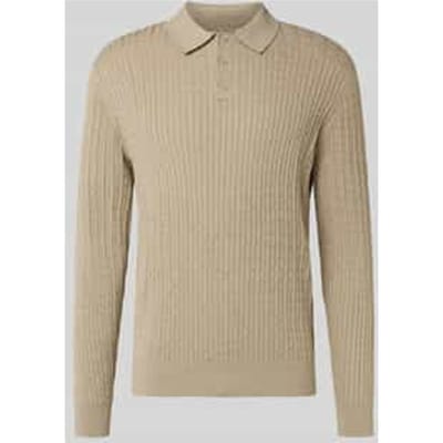 Gebreide pullover met polokraag