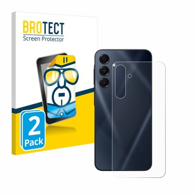 BROTECT - Screenprotector voor Samsung Galaxy A16 5G (Achterkant) - Folie Beschermfolie transparant 2 Stuks