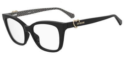 Moschino Love MOL621 Black pattern white 52/17/140 WOMAN Brilmonturen