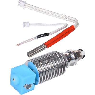 BQU 3D-printer 24V I3 Mega Hotend V5 Jhead Hotend Bowden Extrude Kit met 0,4 mm mondstuk verwarmingsdraad 24V veelkleurig