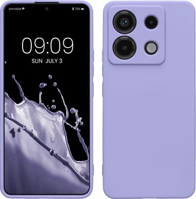 kwmobile telefoonhoesje geschikt voor Xiaomi Redmi Note 13 Pro 5G / Poco X6 5G - Hoesje voor smartphone - Precisie camera uitsnede - In lavendel