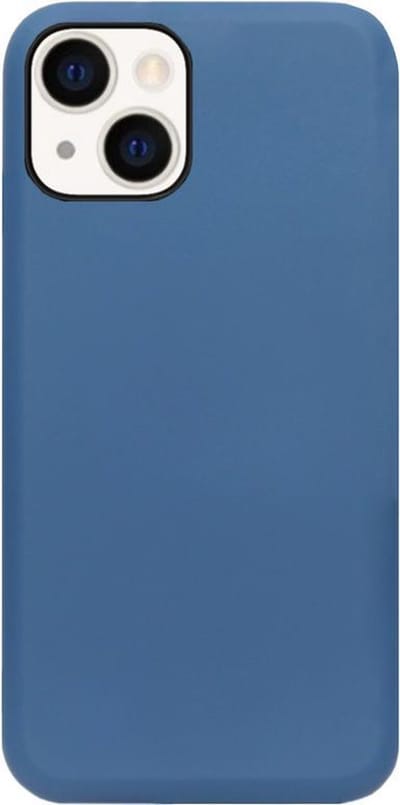 ADEL Premium Siliconen Back Cover Softcase Hoesje Geschikt voor iPhone 13 - Blauw