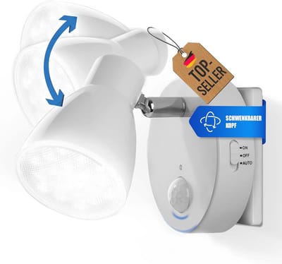 LED Nachtlampje met Bewegingssensor en Automatische Functie voor Veiligheidsverlichting in Huis