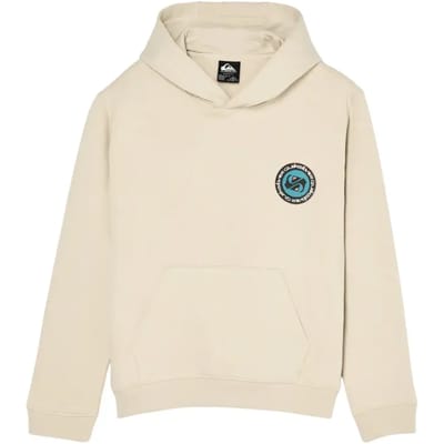Sweatshirt met capuchon met bedrukte motieven op de borst en achterkant kind Quiksilver Graphic