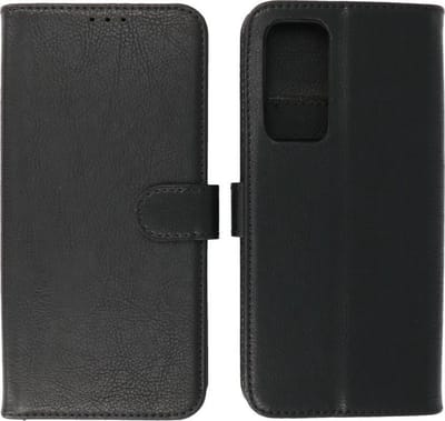 Motorola Moto Edge (2021) Hoesje - Book Case Telefoonhoesje - Kaarthouder Portemonnee Hoesje - Wallet Case - Zwart
