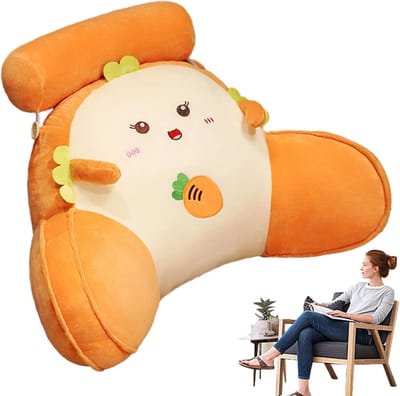 Leeskussen Bed - Rugsteun Kussen - Ontspannen Lezen - Afneembare Hoes - 60 x 35 cm