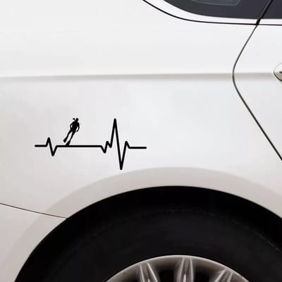 GoedeDoelen.Shop | Auto Sticker Scuba Lifeline Zwart | Autosticker | Scuba Sticker | Scuba Duiker | Scootersticker | Weerbestendig | Diepzee Duiken | Under The Sea | Padi | Diving | Duiksport | Watersport | Oceans | Afmeting ca 17 x 8 CM