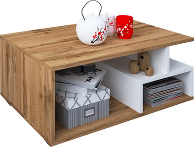 Houten banktafel Hoge salontafel Woonkamertafel Bijzettafel Plank Sulas