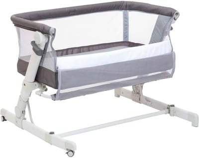 Chicco Next2Me Pop-Up, wieg voor babybedjes, innovatief en compact, overal mee naartoe te nemen, in hoogte verstelbaar, kantelbaar, inclusief matras en reistas, Atmosphere