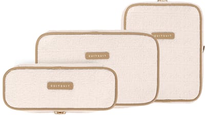 SUITSUIT Fusion - Packing Cubes - Set van 3 - Handbagage koffer 55 cm - Koffer organizer set - Bagage organizers - Sloppy Cotton