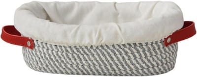Rijsmand Brood - Zuurdesem Mand Bakken - Brood Bakken - Handgeweven Constructie - 26x14x9.5cm - Niet gespecificeerd