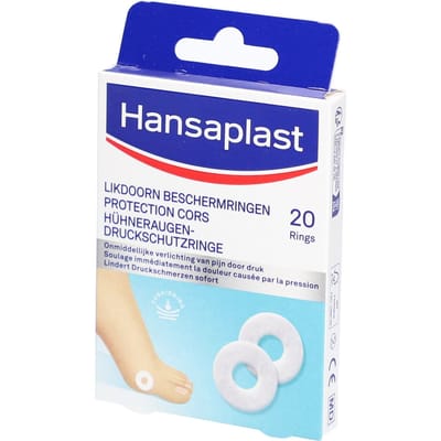 Hansaplast Anti Drukringen Pleisters - Voet Verzorging - Likdoornpleisters - Likdoorn Verzorging - Eksteroog Pleister - Eeltpit - 20 stuks