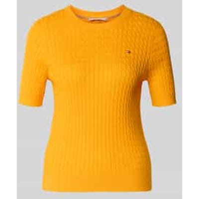 slim fit T-shirt van puur katoen