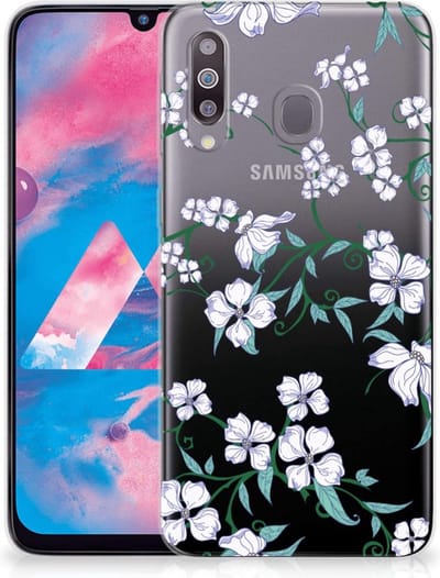Samsung Galaxy M30 Uniek TPU Case Blossom White