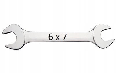 POWERBUILT Dubbele Ringsleutel 6x7mm Cr-V - 120mm