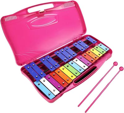 Xylofoon 25 Tonen Kleurrijke Sleutels Muziekinstrument voor Kinderen met 2 Slaghamers
