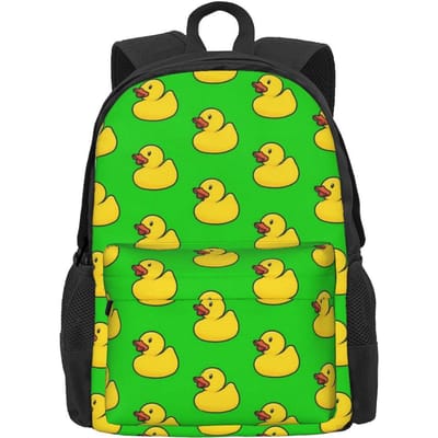 Veel Eenden Rugzak Dierlijke Print Mannen Polyester Reizen Rugzakken Grote Kawaii Middelbare School Tassen Rugzak 36x32x10cm