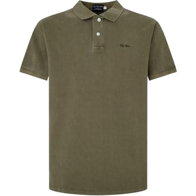 Pepe Jeans New Oliver Gd Korte Mouw Poloshirt Groen L Man