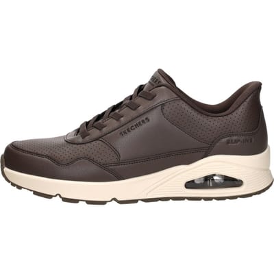Skechers Slip-Ins Uno Banksia Sneakers - Heren - Bruin - Maat:39