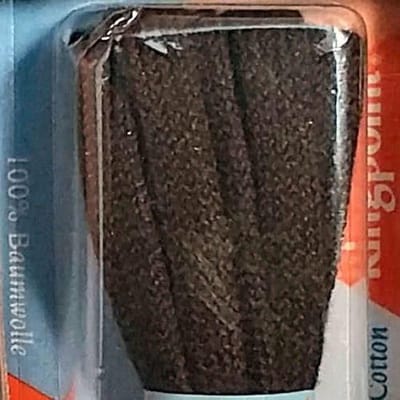 5.5mm x 45cm Plat Bruine Smalle platte schoenveter