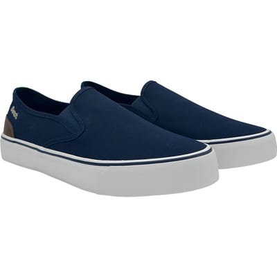 Bench Dalton Canvas Slip On Heren Sneakers in Navy