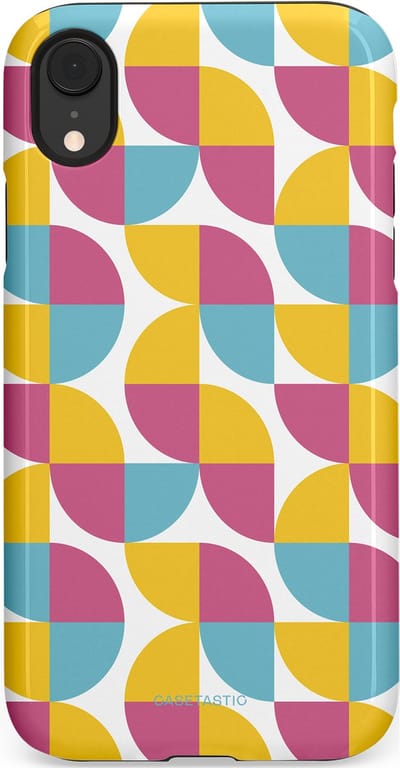 Casetastic Hoesje Geschikt voor Apple iPhone Xr - Stijlvolle Beschermende Duo-layer Case - Cirkeldroom