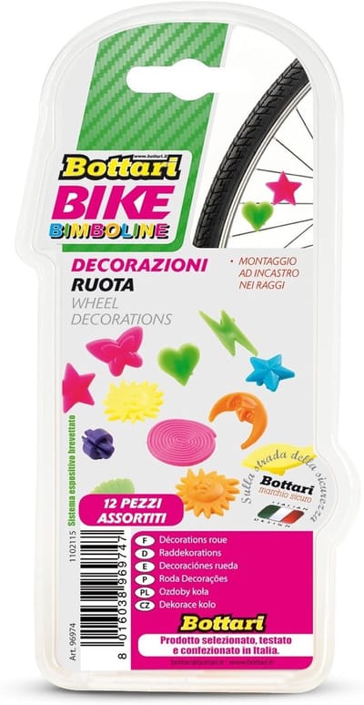 Fiets Decoratie Wiel - Velg Versiering - Fiets Opvallen - Eenvoudige Montage - Universeel Formaat - Rood