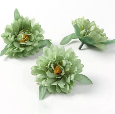 Set van 5 Kunstbloemen Mini Pioenroos Bloem Cups - Kleurige Decoratie voor Bruiloften, Feesten en DIY Creaties
