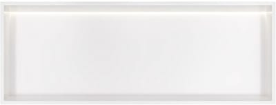 Hotbath &More Inbouwnis - 30 x 80 x 10 cm - met LED-verlichting - Mat Wit