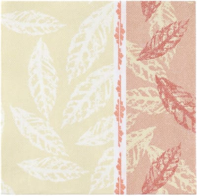 50 Servetten ROYAL Collection 1/4 vouw 40 cm x 40 cm rood Autumn