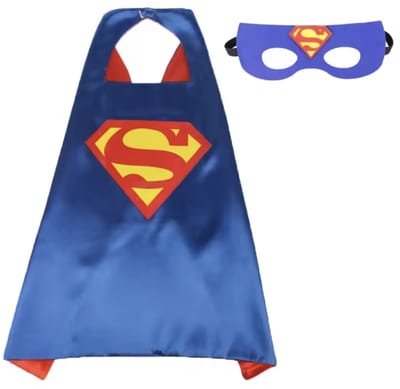 Superman cape - Superman cosplay - Cosplay cape - Superman kostuum - Superheld cape - Rode cape - DC cosplay - Clark Kent outfit - Verkleedcape - Comic-Con kostuum - Cosplay props - Justice league cosplay - Verkleedfeest - Halloween cape