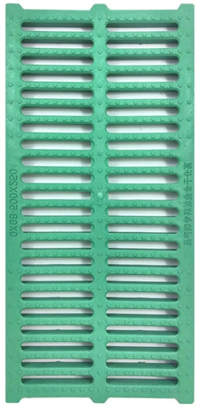 Afvoergoot Rooster - Drain Cover - Water Afvoeren - Hoge Belasting - 25cm x 50cm - Groen