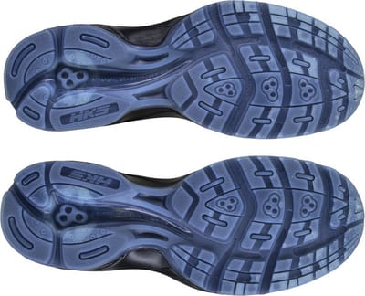 HKS CPO 50 S3 werkschoenen - veiligheidsschoenen - safety shoes - hoog - heren - antislip - ESD - lichtgewicht - Vegan - zwart/blauw - maat 48