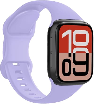 Horloge Band Geschikt voor Apple Watch 1, 2, 3, 4, 5, 6, 7, 8, 9, SE - 38/40/41 mm Bandje Siliconen Verstelbaar - Violet