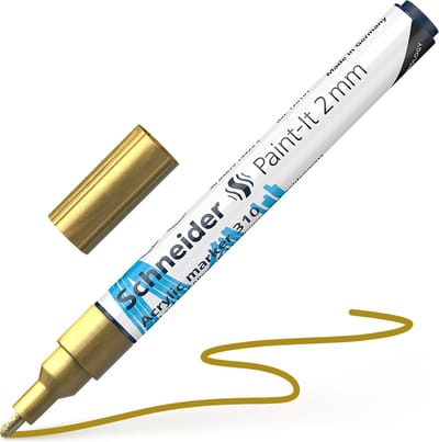 Schneider acrylmarker - Paint-It 310 - 2mm - goud - S-120153
