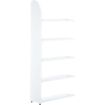 Open kast Dante®, stellingsectie, H 1900 x B 800 mm, zonder achterwand, wit