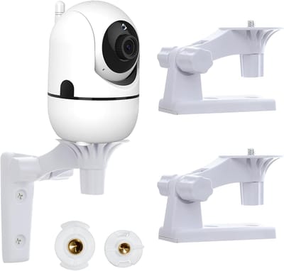 Babycamera Houder - Babyfoon Muurbevestiging - Babykamer Bewaken - Verstelbare Hoek - 2 Stuks