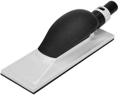 Dailygoods- Handschuurmachine Lichtgewicht - Schuurblokhouder - Stofopvangfunctie - Geschikt voor Hout/Gipsplaten/Metaal - Comfortabele Grip - 22 Gaten voor Slijpschijven - Schuurblok