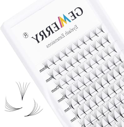 Volume Wimperextensions - 5D Fans - Mooie Ogen Creëren - Handgemaakte Kwaliteit - Mix 8-14mm - Zwart