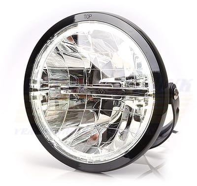 Was W116 9 inch led verstraler met ring en streep ECE R112 R10 R7