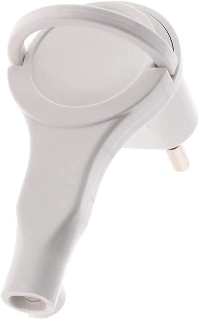 Elektrische voedingskabel 2x0,75mm² - wit - 5m