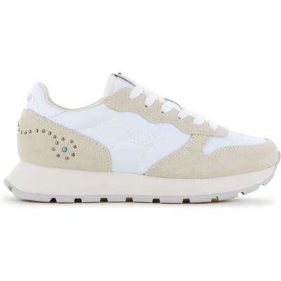 SUN68 Ally Studs - Dames Sneakers Schoenen Wit Z36205-01 , Maat: EU 41