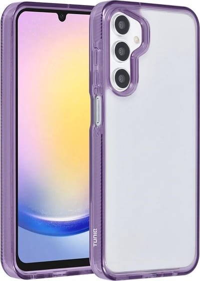 Back cover case - Silicone Hoesje Geschikt voor: Samsung Galaxy A25 - Paars